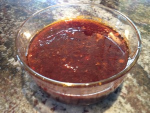 Bacon BBQ Sauce mixture