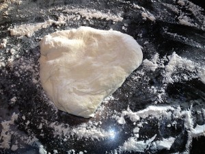 Pizza Dough for Bacon & Poblano Chili Pizza