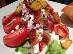 Wedge Salad with Candied Bacon!